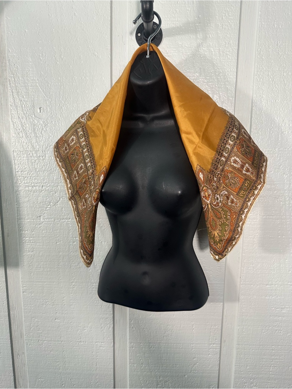 Vintage Brown Multicolored Scarf FUC